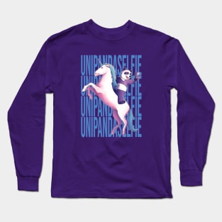 UniPandaSelfie Long Sleeve T-Shirt